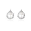Pearl Earrings 925 Silver Pearl Stud Earrings Real Freshwater Pearl