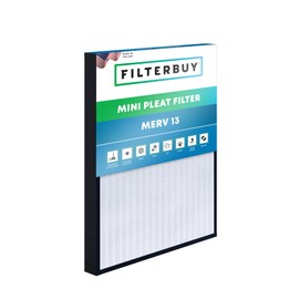 Filterbuy 16x20x2 Mini Pleat Air Filter MERV 13 HVAC Replacement (1-Pack)