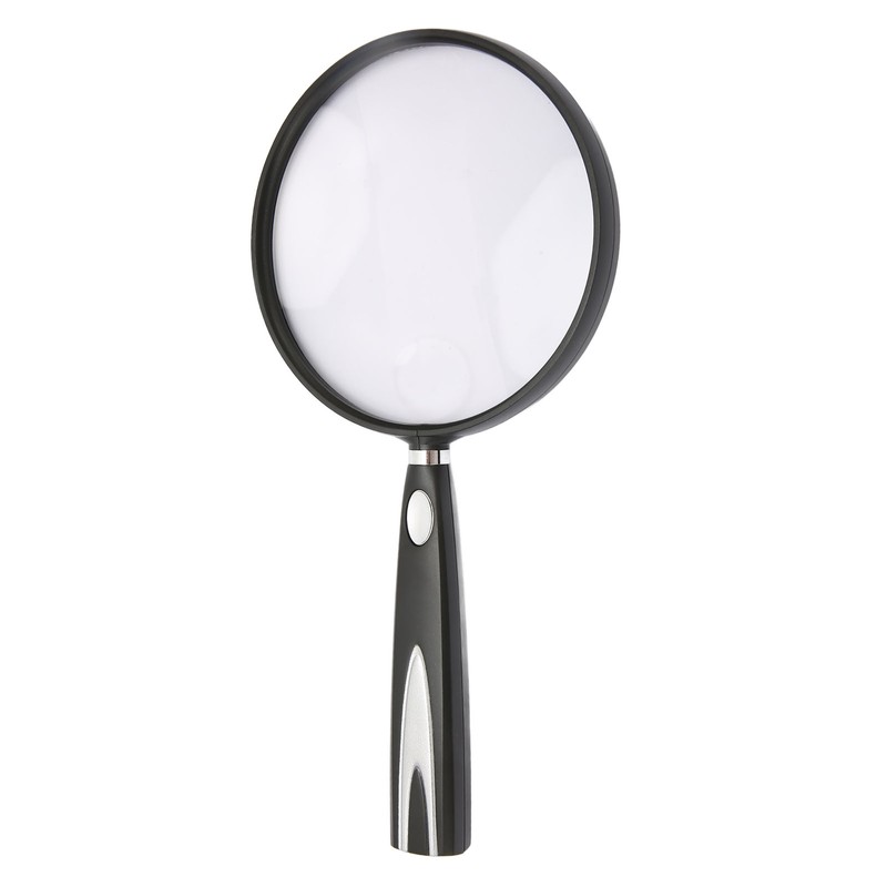 Handheld Magnifying Glass 2X 4X Handheld Reading Magnifier Skid Resistance