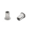 sourcingmap 10Pcs 304 Stainless Steel 1/4-20 UNC Car Flat Head