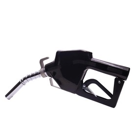 PANCYCW 3/4"Inch NPT Auto Shut Off Black Fuel Nozzle Kit Fuel Transfer Pump Nozzle Fitting Connecter 13/16"Spout 16 GPM Flow Rate Mess-Free Refueling for Gasoline Diesel