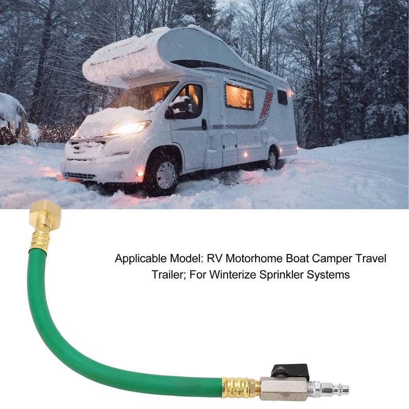 RV Winterizing Kit Quick Connect Plug To 3/4in Garden Hose