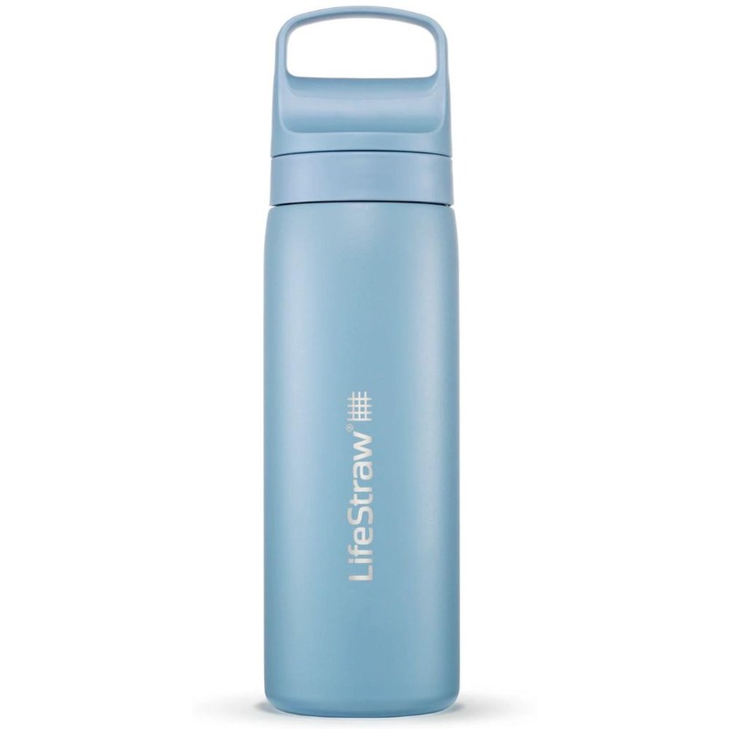 LifeStraw Go 2.0 Stainless Steel Water Filter Bottle 500ml, Laguna