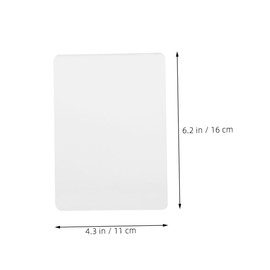 jojofuny 100 Sheets Clear Laminating Film for Photos Mil Thermal Laminating Sheets PVC Material Protection for Documents and Pictures for Crafting and Office Use