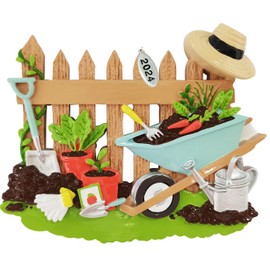 Gardening Gifts For Women - Garden Ornaments - Garden Christmas Ornaments - Plant Lady Gift Idea, Easy To Personalize At Home - Comes in a gift box so it's ready for giving