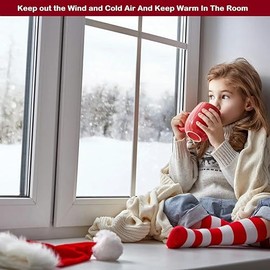 Insulating Film Window Kit to Keep Cold Out Window Shrink Film Insulator Kit (10 Windows)