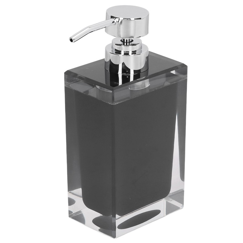 Hand Soap Dispenser Press Design Black Simple Fine Details Foaming
