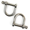 DAUMLINK® Aisi 316 Stainless Steel Wide D-Shackles for Connecting Chains