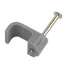Merriway BH05110 (50 Pcs) Flat Cable Clip Flat for Twin