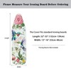 Tongluoye Hummingbird Flower Ironing Board Cover with Padding, Standard Size