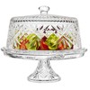 Godinger 4 in 1 Cake Stand, Cake Platter and Serving
