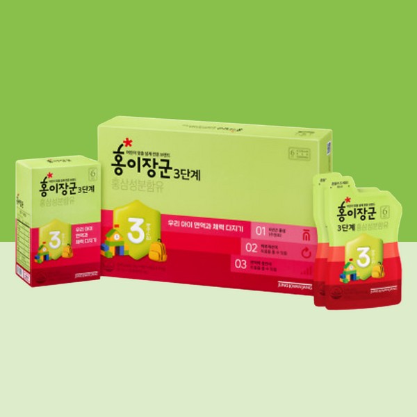 CheongKwanJang Hongi General Stage 3 20ml 30 packets red ginseng for children ages 8 to 10