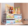 EVERIE Extendable 3-Tier Holder for Heavy Items, Jars, Bottles, Cans,