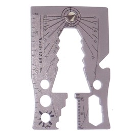 Car Emergency Escape Card Escape Card Escape Hammer Seat Belt Cutter (Ti Gray)