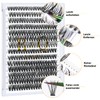 B&Q Individual Eyelashes for Beginners, 30D+40D Mix, Lash Cluster, Individual