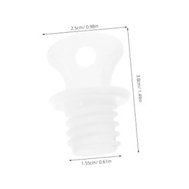 Baluue 3pcs Hot Water Bottle Lid Stopper Cap for Hot Water Bags Leakproof Sealing Plug Reusable Stopper