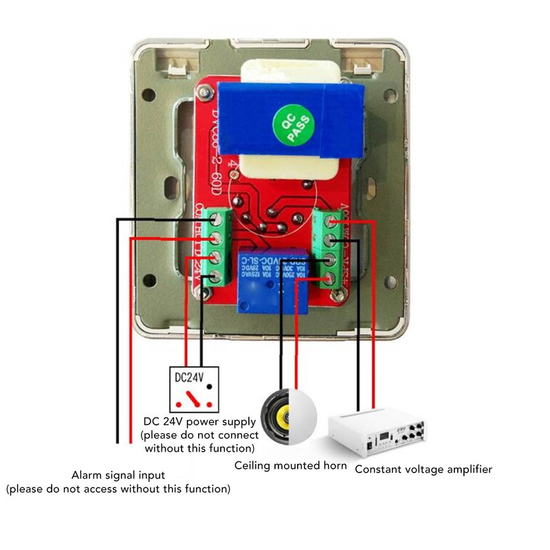 Volume Control Knob 30W 4 Position Wall Mount Volume Control