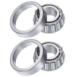 sourcing map 4pcs LM11949/LM11910 Tapered Roller Bearing Cone and Cup, 0.75" Bore x 1.781" OD x 0.657" Thick, Chrome Steel Taper Bearing Set, ABEC-3
