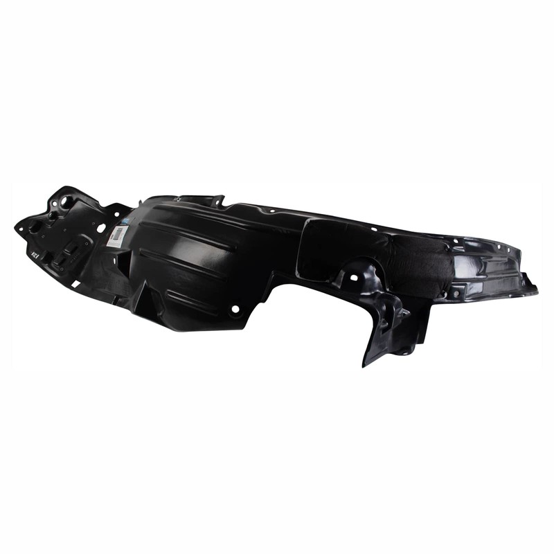 TRQ Front Right Inner Fender Liner Black Passenger Side Compatible