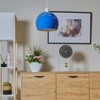 MiniSun | Retro Gloss Blue Arco Style Dome Ceiling Light