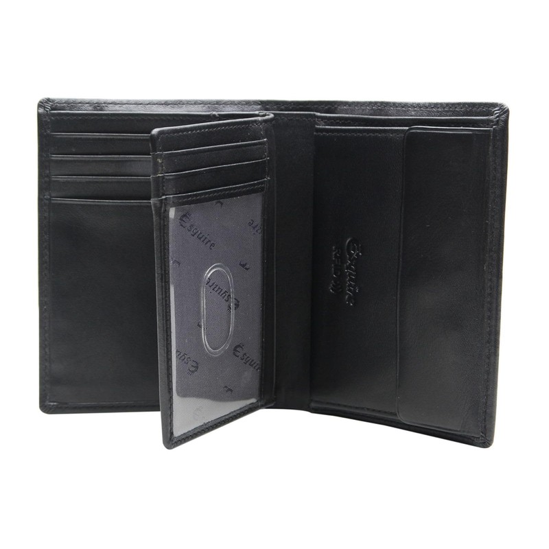 Esquire Compact Wallet Leather 9 cm