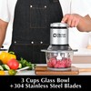 Kitchen in the box Mini Food Processors,Small Meat Grinder &