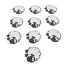 30pcs Cloth Patches Embroidered Iron On Sew On Sheep Shape