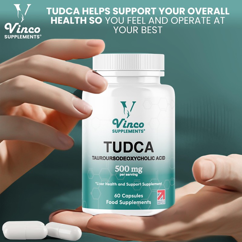 TUDCA Bile Salts Liver Support Supplement - 60 Capsules -