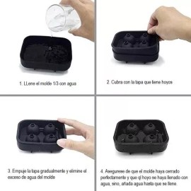 Quality  Set 2 Moldes Silicón Hielo Calavera Cráneo Cocina