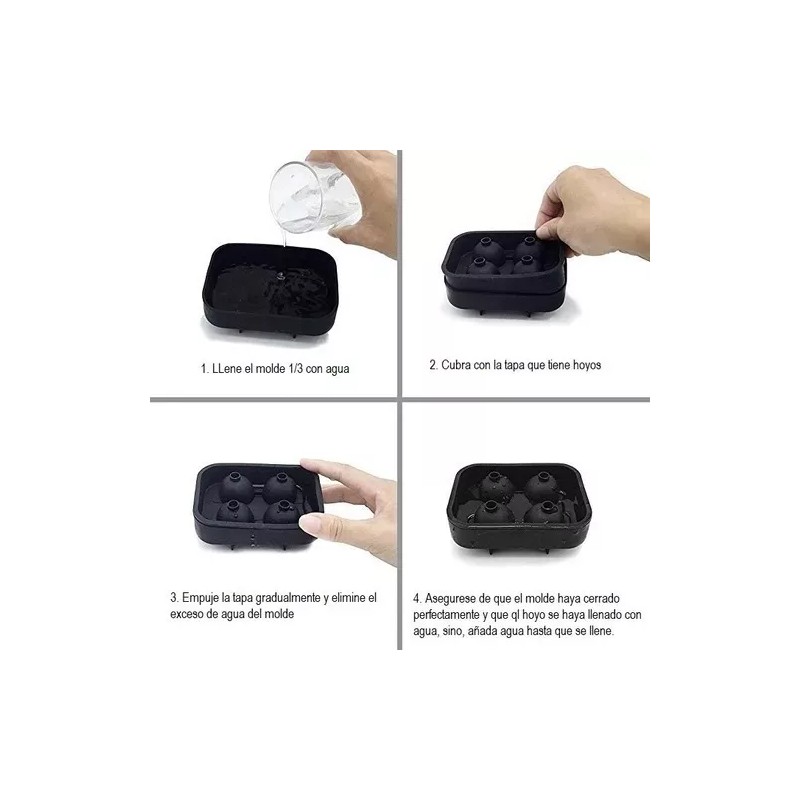 Quality Set 2 Moldes Silicón Hielo Calavera Cráneo Cocina