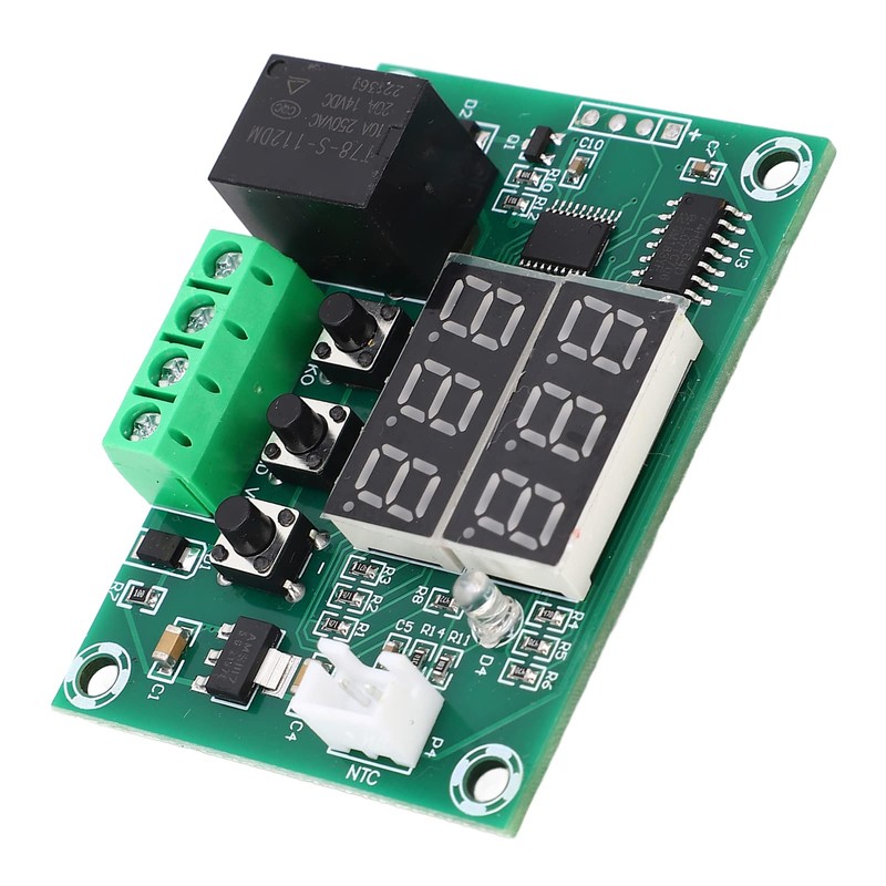 Digital Thermostat Temperature Controller, Dual Display Module with High Accuracy