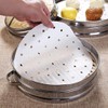 1000pcs Air Fryer Liners Disposable, 5 inch Bamboo Steamer Liners,
