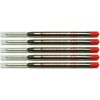 5 Monteverde Ballpoint Pen Refills, Parker Style, GEL Ink, Fine