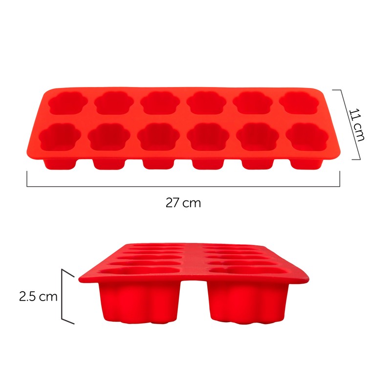 KE WOOW Silicone Dog Paw shape Baking Mold for Treats,