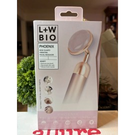 Luxe + Willow L+W Bio PHOENIX - Rose Quartz Vibrating Facial Roller.  BNIB. Free Shipping