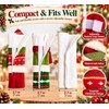 Christmas Snowman Refrigerator Handle Covers for Holiday Decorating – Plush