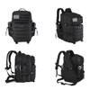 R.SASR Black Tactical Backpack, Military Backpack, Molle Backpack (Black-2.0)