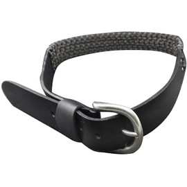 Heavy Motorcycle Chain Genuine Leather Belt For Men Biker Rocker Punk, Black, 41" ( length 105cm)