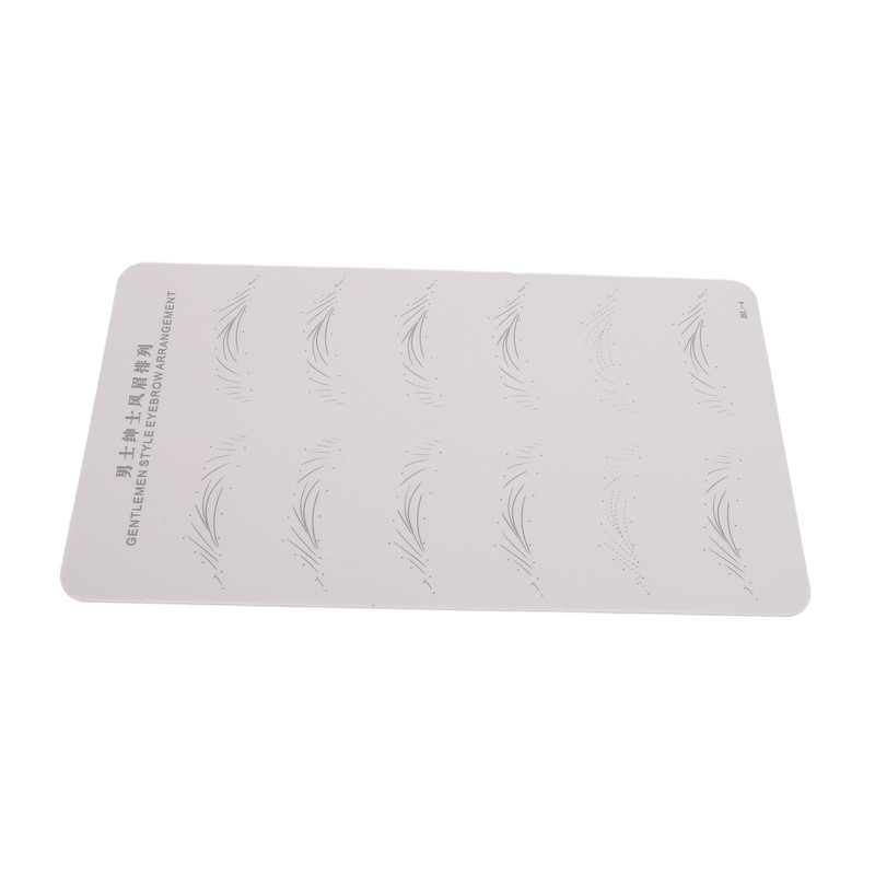 5Pcs Double Sided Microblading Practice Skin Soft Silicone Eyebrow Tattoos