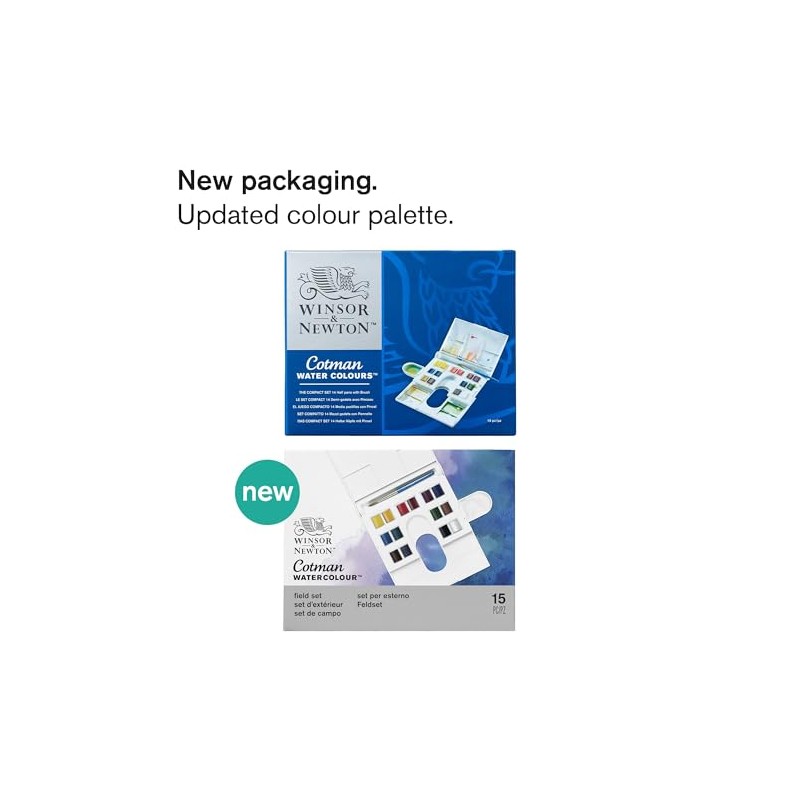 Winsor & Newton 0390083 Est.Compacto Cotman 14 Pastillas