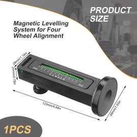 FSWWSF Alignment camber gauge, magnetic adjustment tool, car axle measurement, alignment camber gauge, magnetic track tool, camber castor strut wheel alignment gauge tool