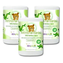 Papel Bambú Para Pañales De Tela Ecopipo  3pack                                                                                                       