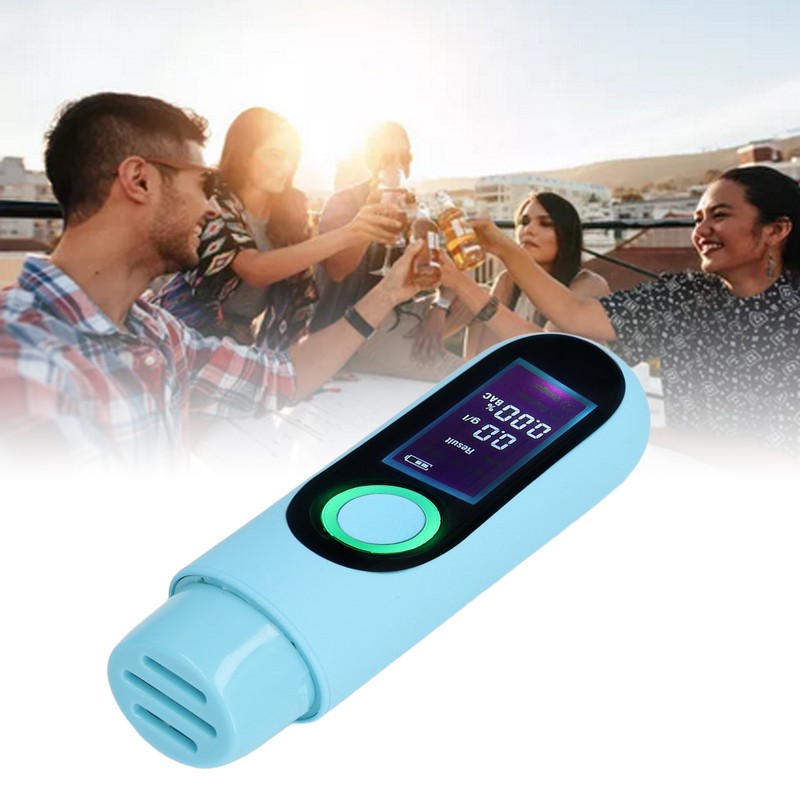 Breathalyzer Professional Portable Digital Contactless Breath Tester Sensitive Driving Analyzer