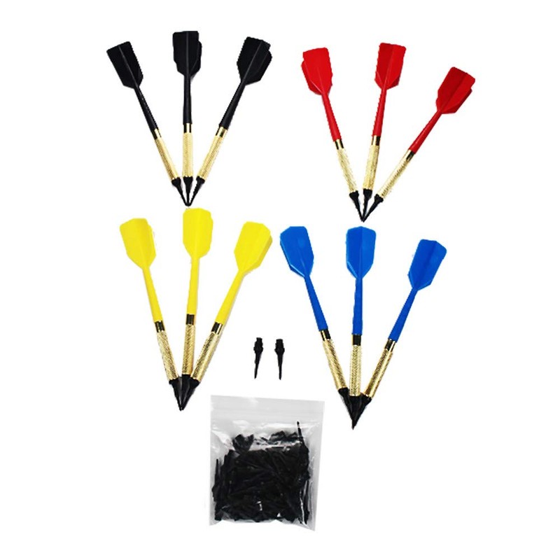 GLD Soft Tip Bar Darts - Set of 12 with