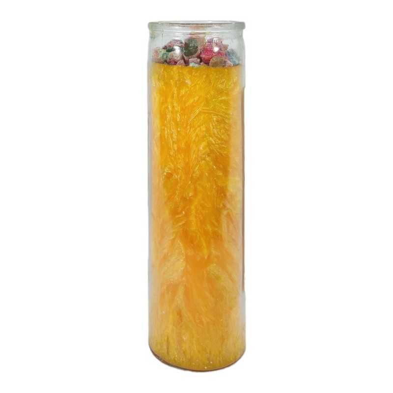 Blockbuster -Palm Wax Spiritual Intention Spell Candle-[Yellow] | Vela CASA