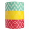 Wrapables Marrakech Trellis, Chevron & Circling Masking Tape Washi Tape,