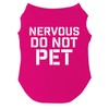 Nervous Do Not Pet Dog Tee Shirt Sizes for Puppies,