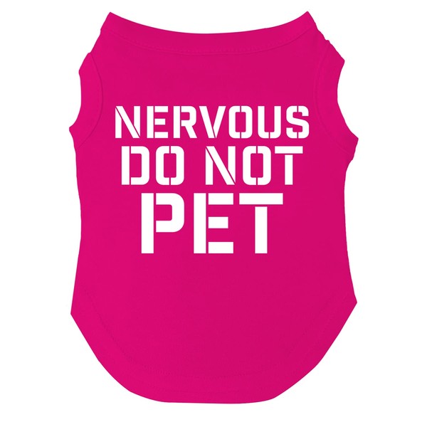 Nervous Do Not Pet Dog Tee Shirt Sizes for Puppies,