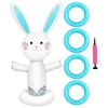Inflatable Easter Bunny Ring Toss Game,Indoor Outdoor Toss Game for
