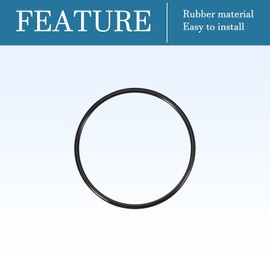 QUARKZMAN Nitrile Rubber O Sealing Ring Seal 95 mm x 87 mm x 4 mm for Tap Plumber Repair Seal Connection, Black Pack of 5